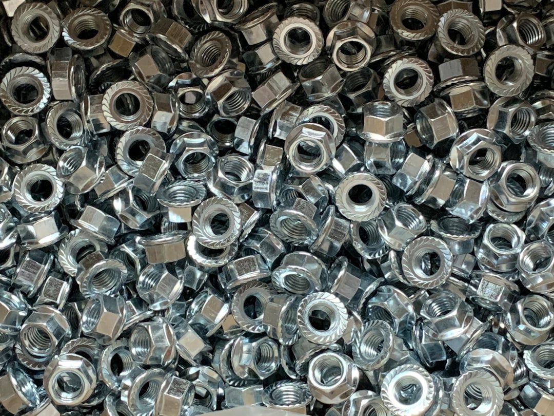 Flange nuts background 1